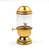 Traditional Brass Oil Lamp with Glass