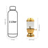 Traditional Brass Oil Lamp with Glass