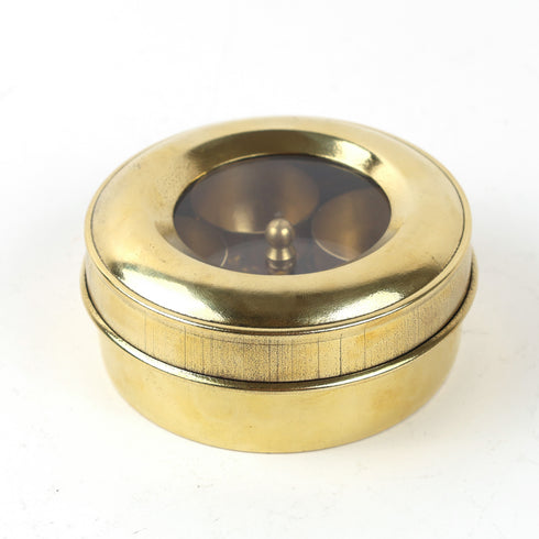 Traditional Brass Pooja Chopada Box