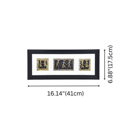 Traditional Dhokra Art Tribal Group– Wall Decor Product