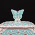 Turquoise Handcrafted Silver Plated Butterfly Decorative Box