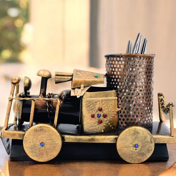 Vintage Engine Design Pen Holder