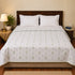 Vintage Olive Green Floral Handcrafted Double Bed Dohar