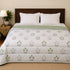 Vintage Olive Green Floral Handcrafted Double Bed Comforter