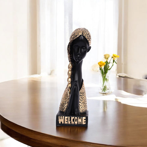Welcome Lady Showpiece for Home Décor