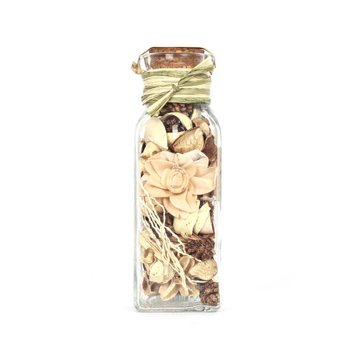 White Musk Fragrance Potpourri Jar for Home Décor