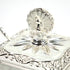White Peacock Inspired Square Sugar Pot