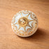 White and Blue Handcrafted and Hand painted Ceramic Knobs
