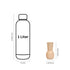 White ceramic miniature bud vase set (set of 2)