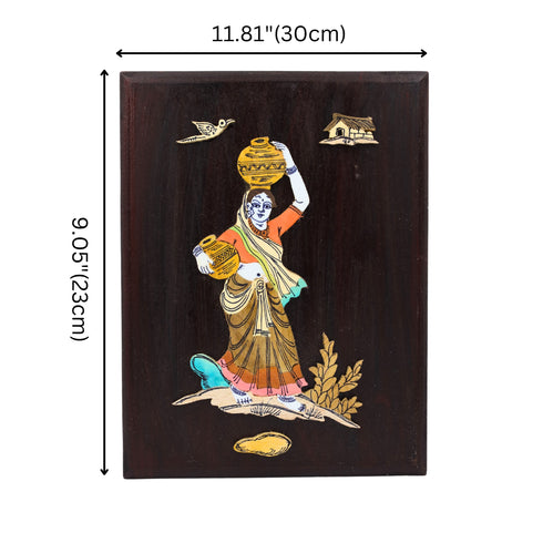 Woman Carrying Water Pots