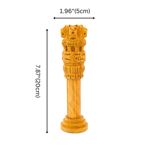 Wooden Ashoka Stambh