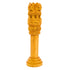 Wooden Ashoka Pillar showpiece 8 inch on desk, natural wood Indian heritage decor