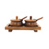 Wooden Handi Set of 2