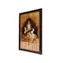 Wooden Mysore Inlay Painting of Goddess Saraswati