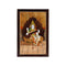 Wooden Mysore Inlay Painting of Goddess Saraswati