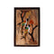 Wooden Mysore Inlay Painting of Graceful Peacocks on a Tree