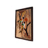 Wooden Mysore Inlay Painting of Graceful Peacocks on a Tree