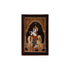 Wooden Mysore Inlay Painting of Lord Krishna with Sacred Cow