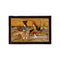 Wooden Mysore Inlay Painting of Rural Couple