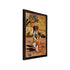 Wooden Mysore Inlay Painting of Rural Women Carrying Water Pots