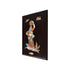 Wooden Mysore Inlay Painting of a Rural Woman Balancing Pots of Water