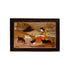 Wooden Mysore Inlay Painting of a Rural Woman Embracing Baby Goat