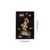 Wooden Mysore Inlay Painting of a Rural Woman Balancing Pots of Water
