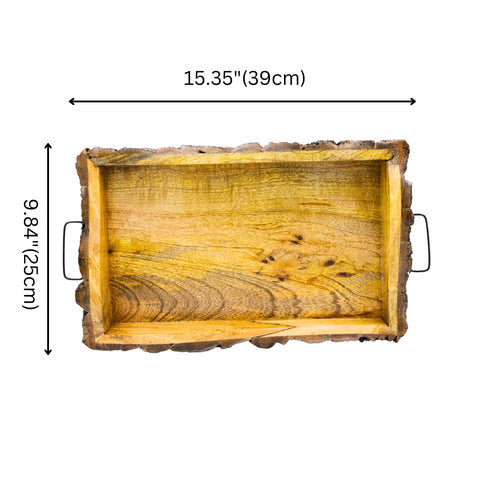 Wooden Rectangular Tray