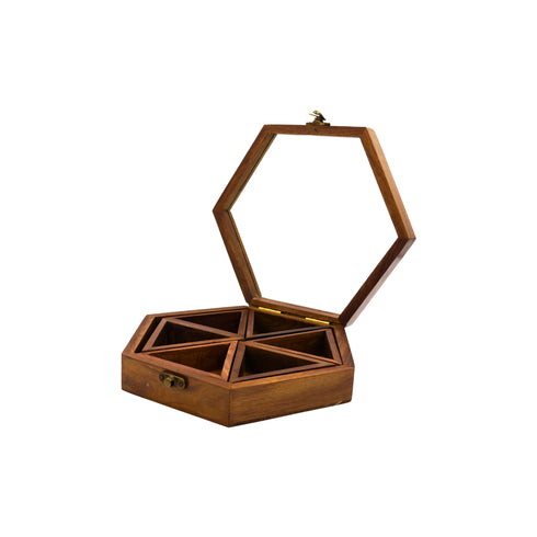 Wooden Spice Box