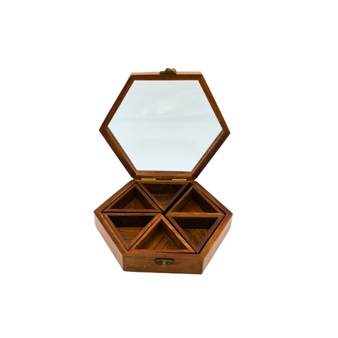Wooden Spice Box