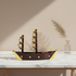 Wooden Vintage Sailboat Model – Home Décor Item