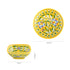 Yellow Floral Square Platter & Bowl Set – Handcrafted Jaipur Blue Pottery for Timeless Dining