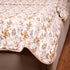 Autumn Vine Pattern Handcrafted Dohar spread out to showcase detailed botanical vine motifs and artisanal craftsmanship.
