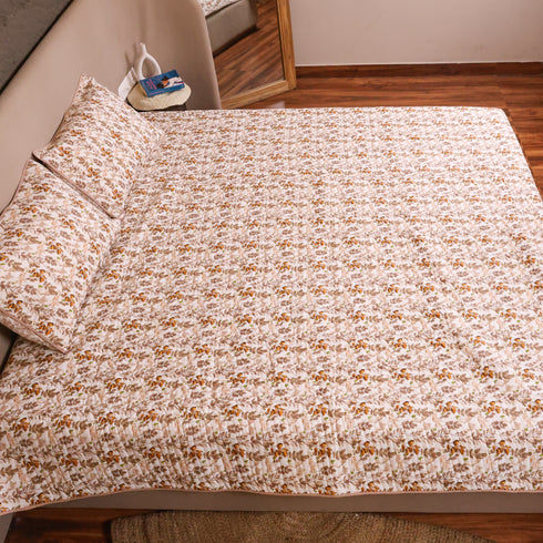 Matching Autumn Vine Pattern Pillow Cover featuring elegant vine-inspired artwork and handcrafted detailing.