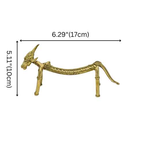Handcrafted Tribal Decor Animal Figurine – Dhokra Art Technique