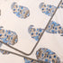 Blue and White Paisley Cotton Bedsheet with Matching Dohar and Pillow Covers