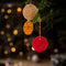 Multi Colour Circular Shaped Bamboo hanging ornament - Festive Decor Item