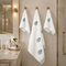 Blue Blossom Waffle Bath & Hand Towel - Hand Block Print