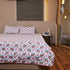Royal Elephant Bloom Print Double Bed Bedcover with Matching Pillow Covers