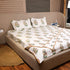 Handcrafted Paisley King Size Cotton Bedsheet, Pillow Cover and Dohar 4-Piece Set