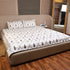 Handcrafted Leaf and Bloom Dohar and Pillow Covers featuring coordinated botanical prints and soft cotton comfort.
