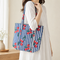 Cherry Blossom Quilted Tote Bag - Hand Block Print