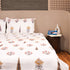 Folded Premium Floral Pattern Cotton Bedding Set highlighting soft cotton fabric, vibrant floral designs, and premium craftsmanship.
