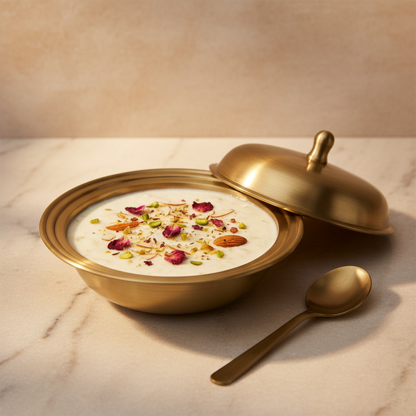 Pure Kansa Donga - Flat Serving Bowl