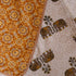 Regal Elephant Caravan Handcrafted Double Bed Dohar styled in a bedroom, adding heritage-inspired charm and comfort.