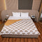 Regal Elephant Caravan Handcrafted Double Bed Dohar crafted from soft breathable cotton with traditional elephant procession motifs and artisanal craftsmanship.