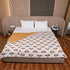 Regal Elephant Caravan Handcrafted Double Bed Dohar crafted from soft breathable cotton with traditional elephant procession motifs and artisanal craftsmanship.