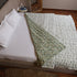 Sage Green Blossom Handcrafted Double Bed Comforter