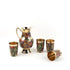 Hand-painted Brass Jug with Glass Set – 1 litre