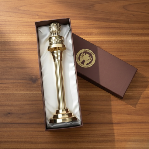 Handcrafted Brass Ashoka Pillar Replica
